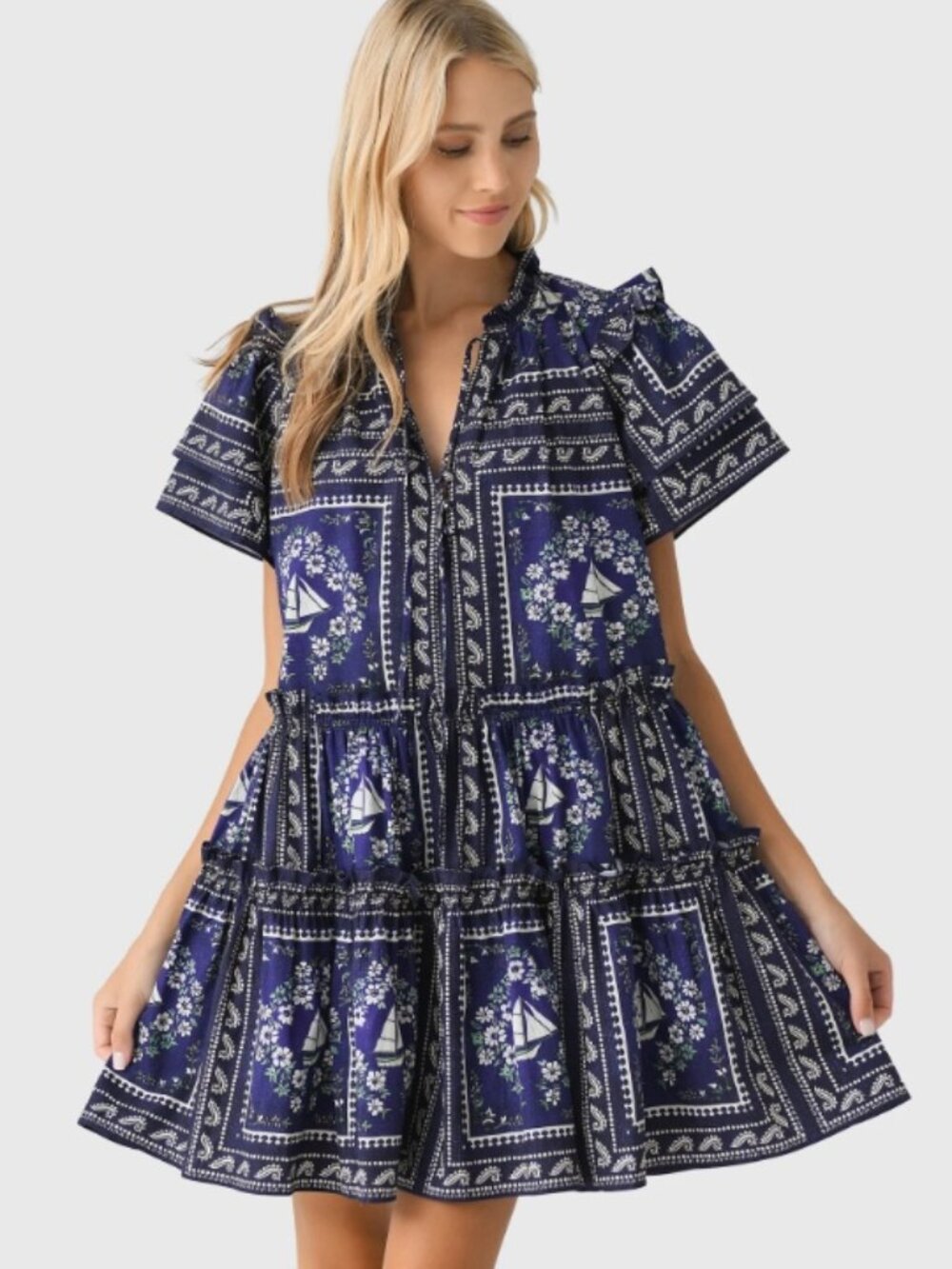 Hunter Bell Merritt Dress - Bon Voyage